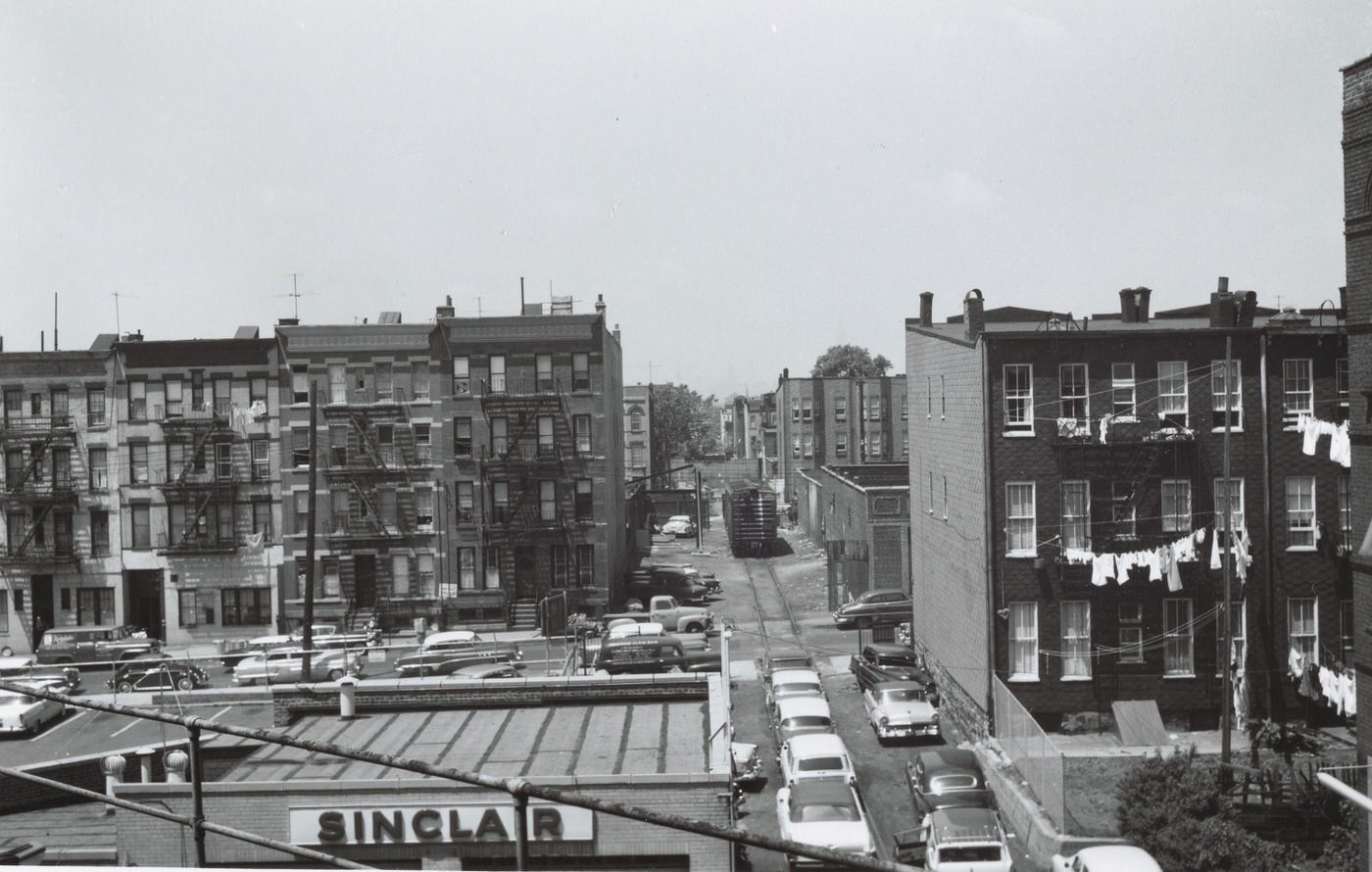 View From A Station Of The Myrtle Avenue El In Queens, 1960S.