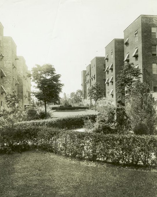Garden Apartment Buildings For The Queensboro Corp., Jackson Heights, Queens, 1970S