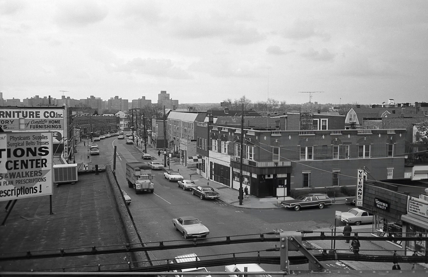 A Street Corner In Corona, Queens, 1970S.