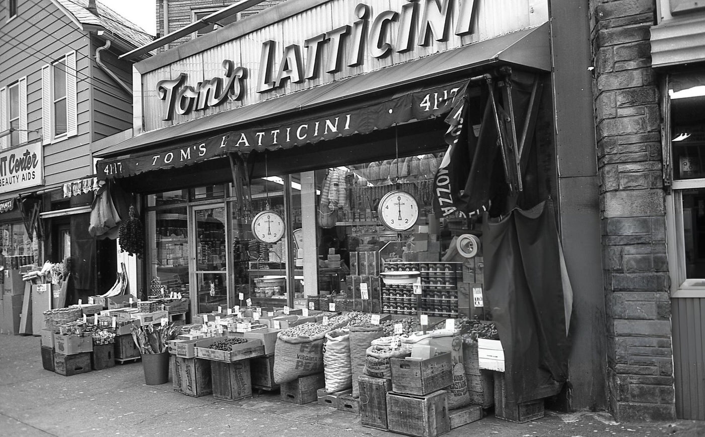Tom'S Latticini'S Grocery Store On National Street In Queens' Corona Neighborhood, 1974.
