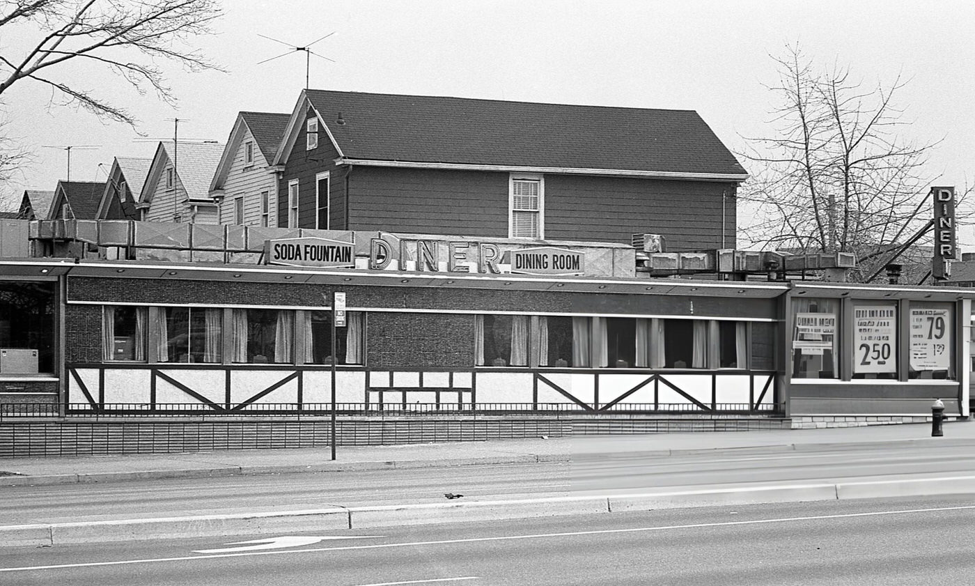 A Diner On Woodhaven Boulevard In Queens' Woodhaven Neighborhood, 1975.