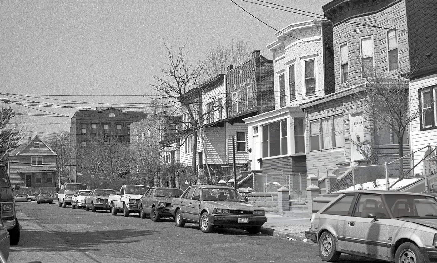 Residential Buildings On 36Th Avenue Near 108Th Street In Corona, Queens, 1990S.
