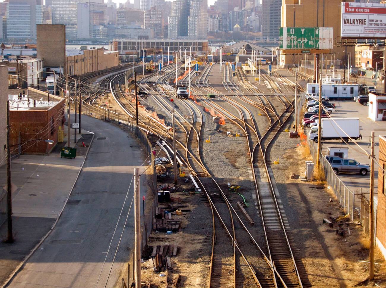 The Empty Long Island City Station On The Long Island Railroad, Queens, 2008.