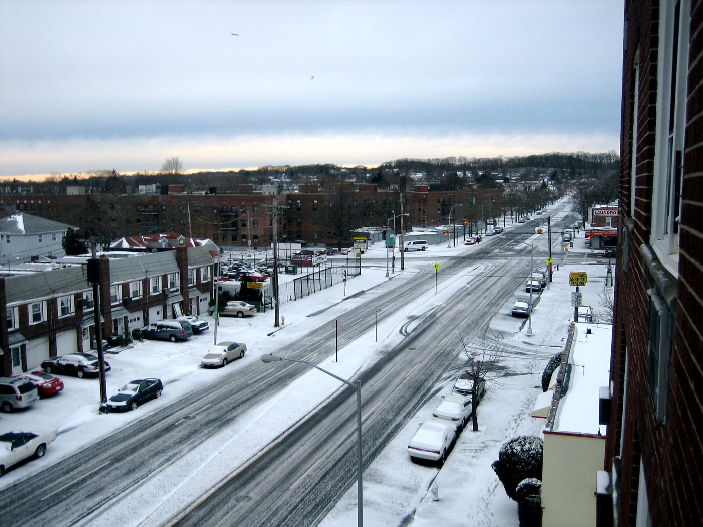 Snowy Braddock Avenue, Queens, 2006.