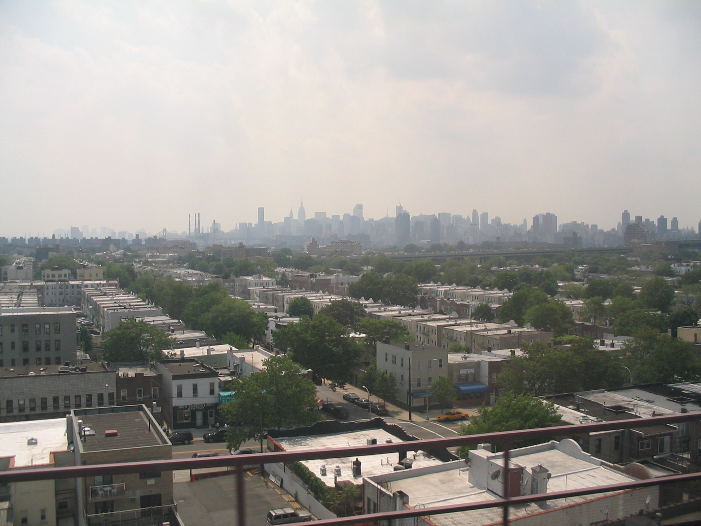 Manhattan Skyline From Queens, 2004.