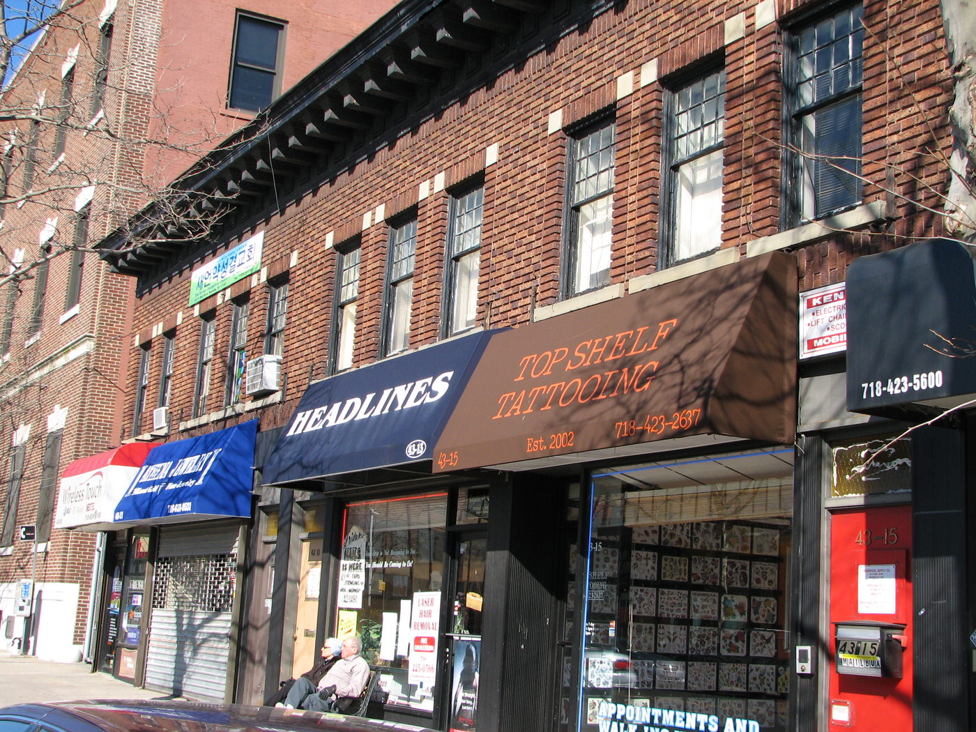 Top Shelf Tattooing, Queens, 2009.