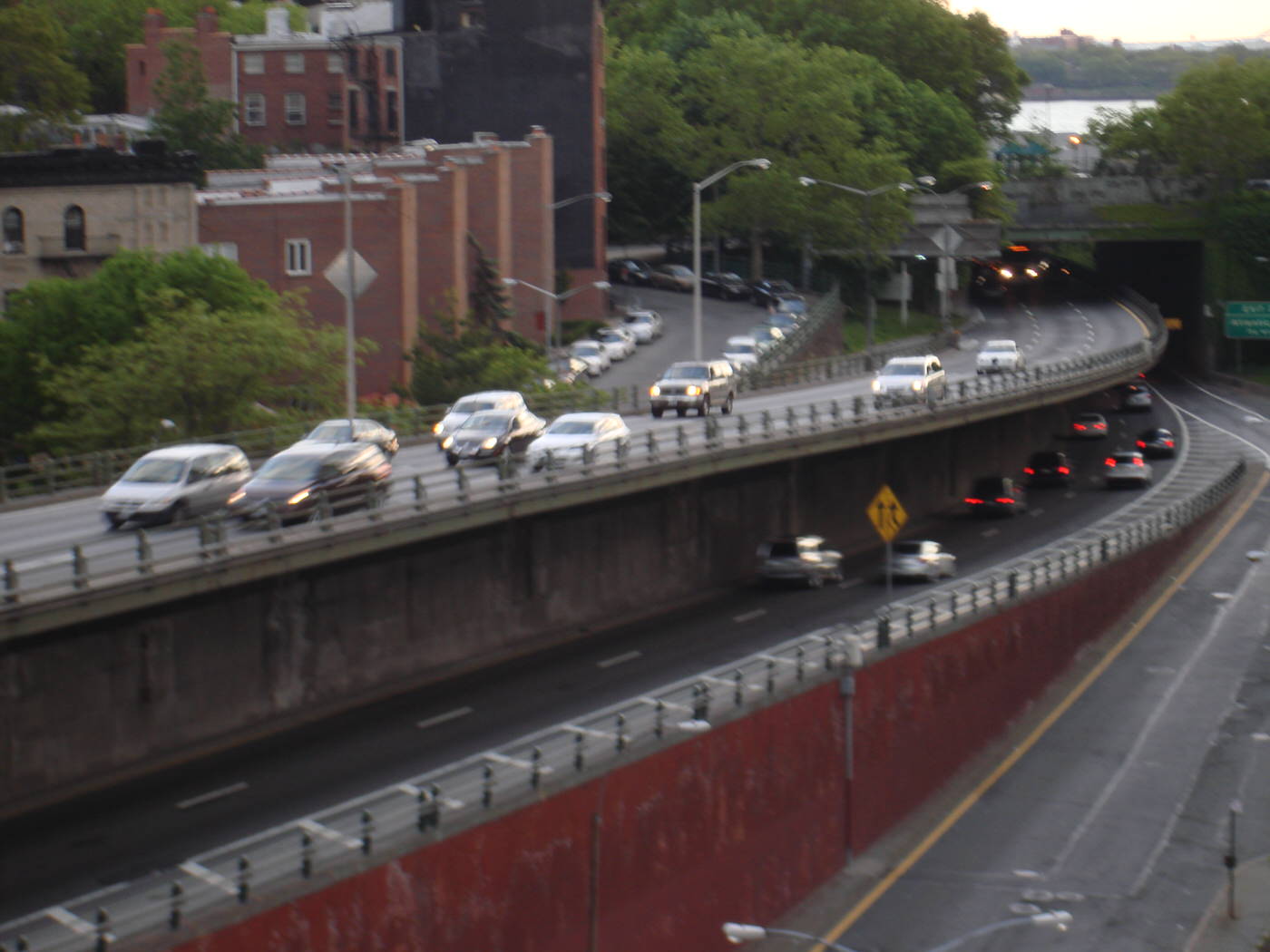 Brooklyn-Queens Expressway From The Brooklyn Bridge, 2008.