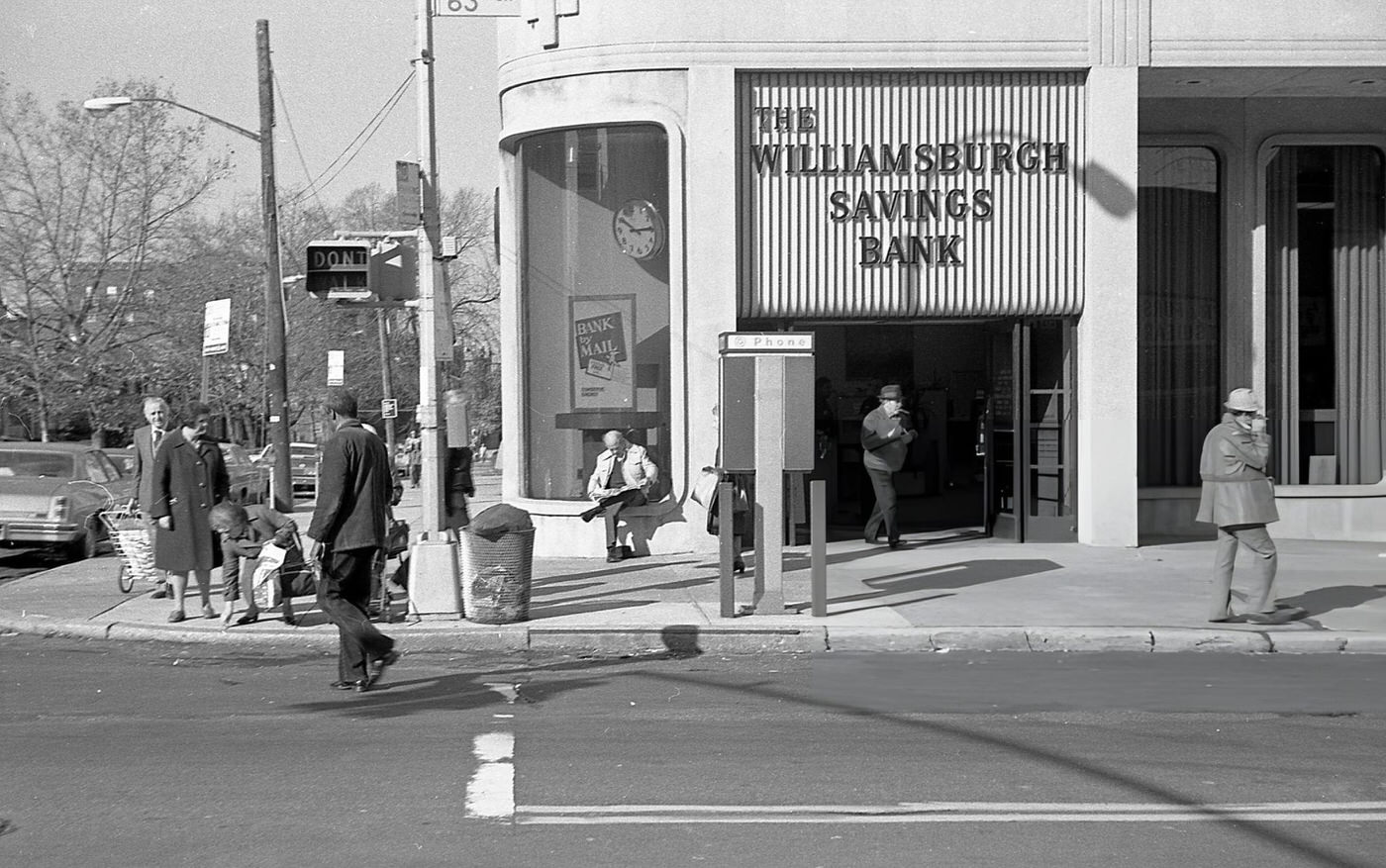 The Williamsburgh Savings Bank On 63Rd Drive In Rego Park, Queens, 1978.