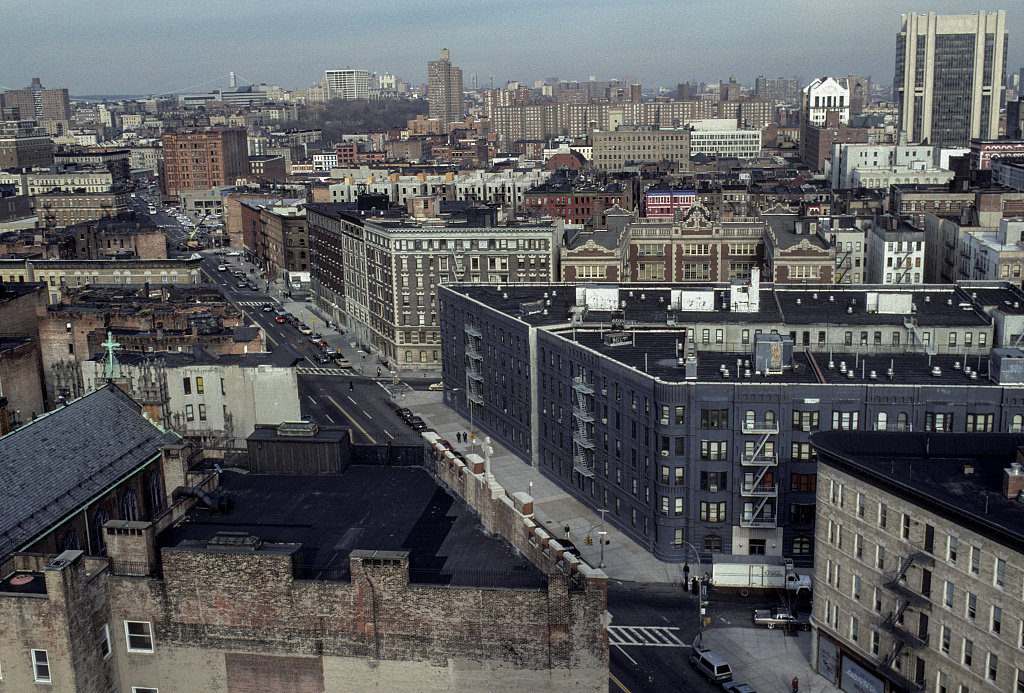 View North Along St. Nicholas Ave. From W. 117Th St., Harlem, 1992