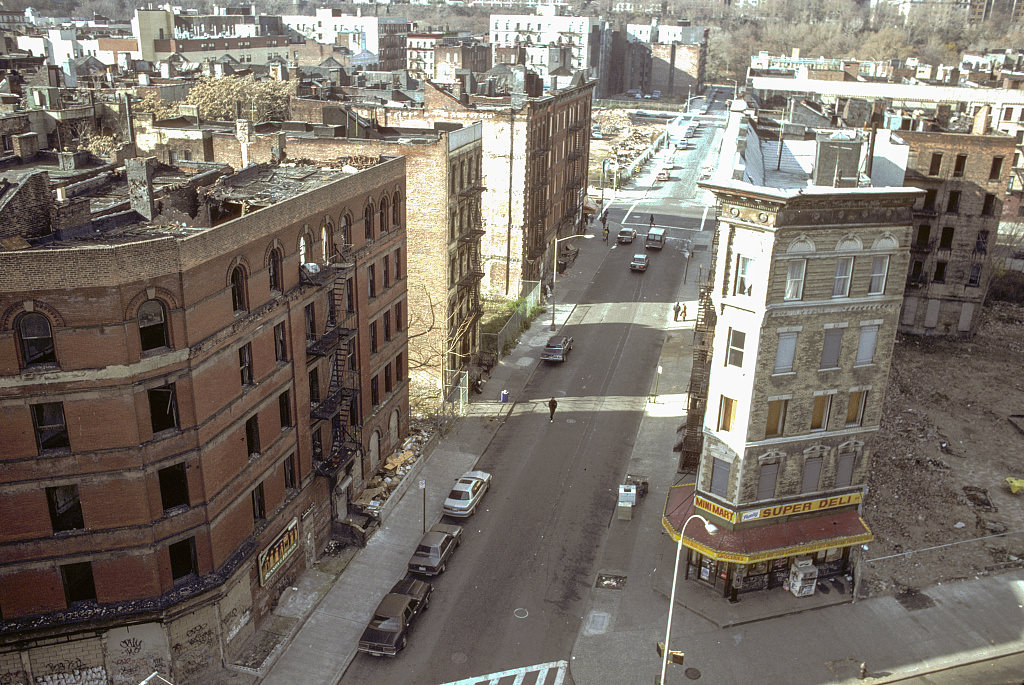 View West Along W. 119Th St. From St. Nicholas Ave., Harlem, 1992