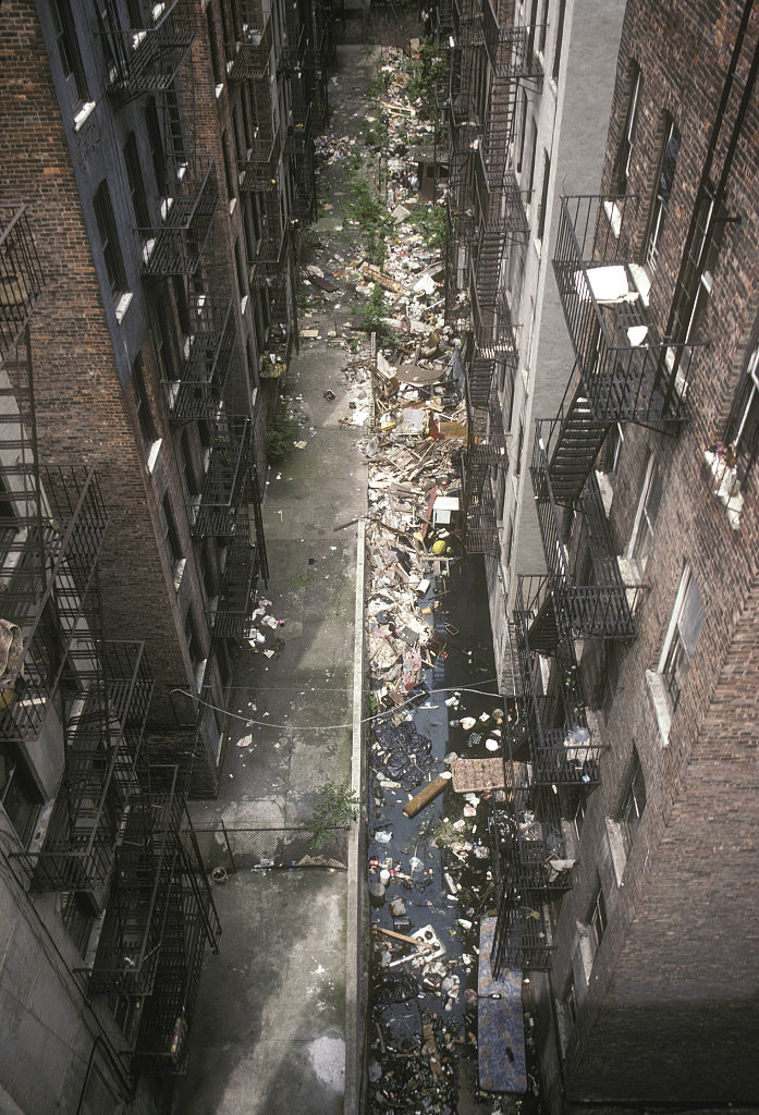 View West From 127Th St. And Frederick Douglass Blvd., Harlem, 1992