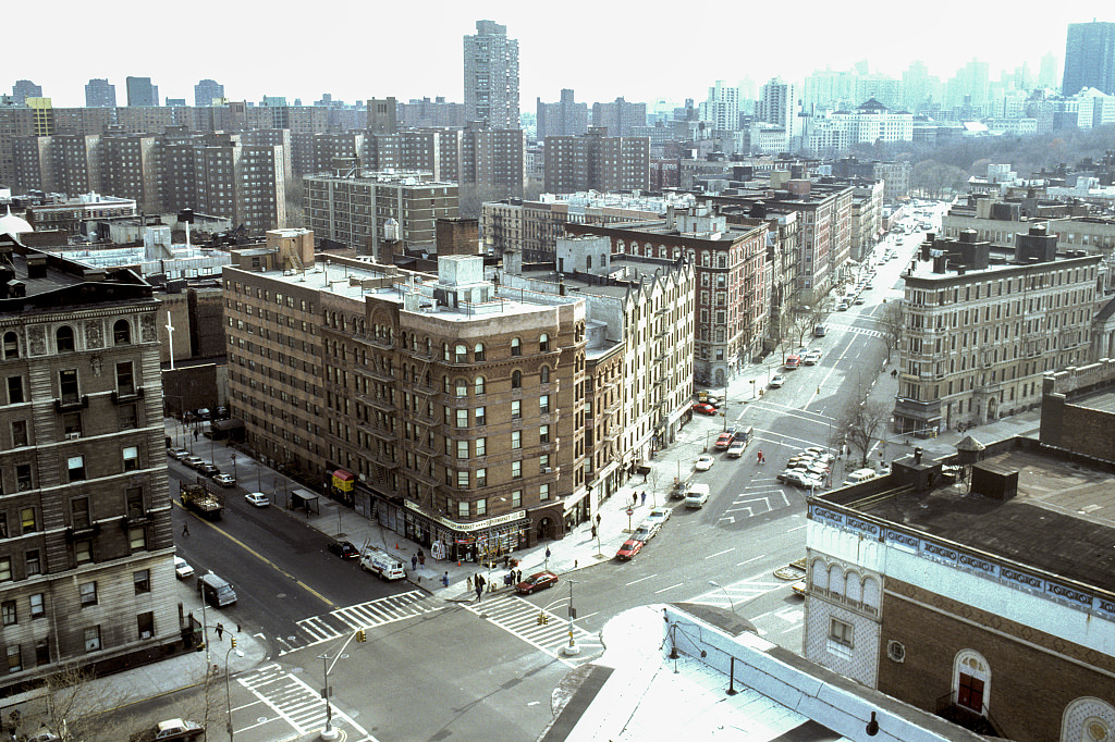 View Se Along St. Nicholas Ave. From W. 117Th St., Harlem, 1992