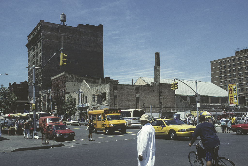 View Nw Along E. 125Th St. From Lexington Ave., Harlem, 1993
