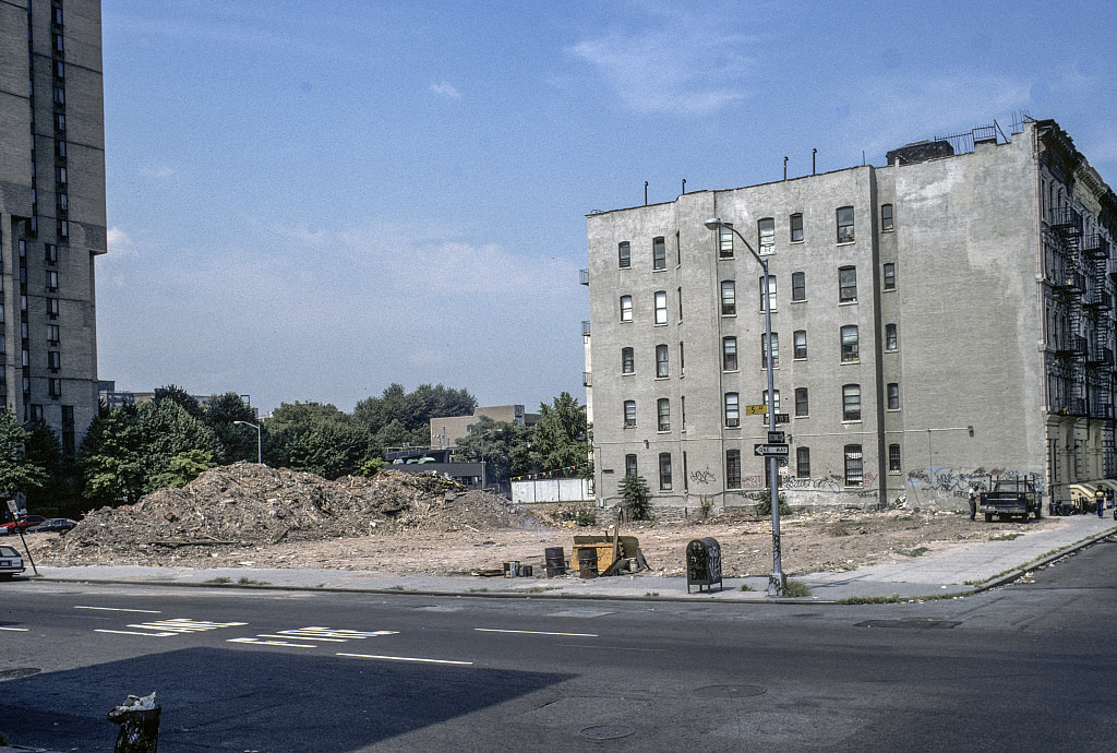 View Sw Along 5Th Ave. From E. 119Th St., Harlem, 1993
