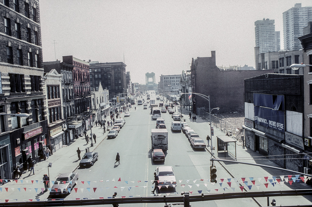 View East Along E. 125Th St. From Park Ave., Harlem, 1993