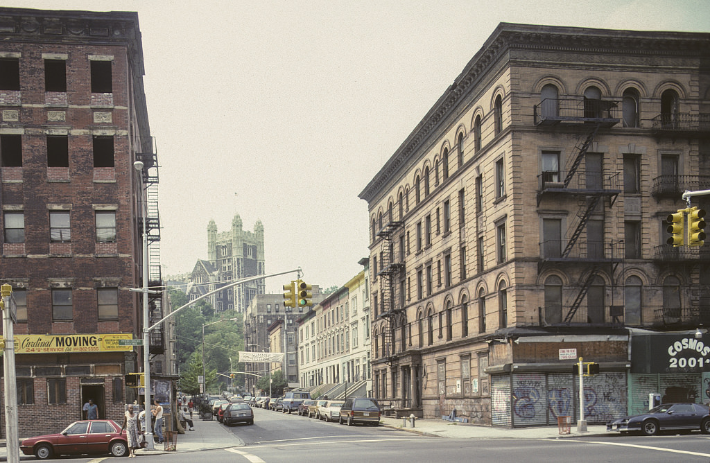 View West Along W. 139Th St. From Frederick Douglass Blvd., Harlem, 1993