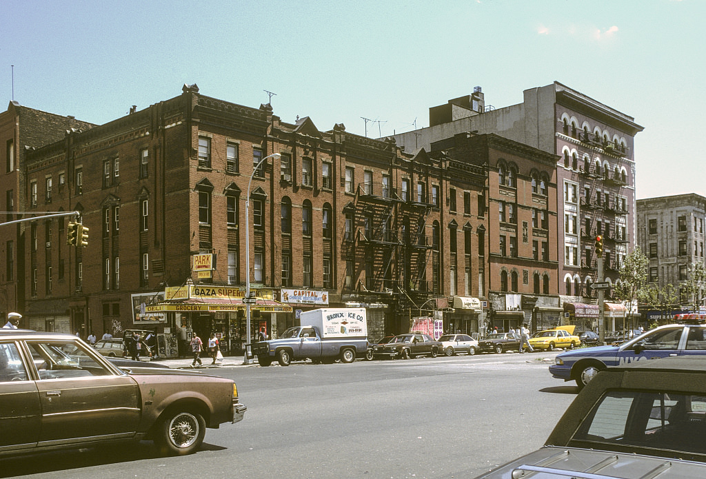 View Se Along Adam Clayton Powell Jr. Blvd. From W. 124Th St., Harlem, 1993