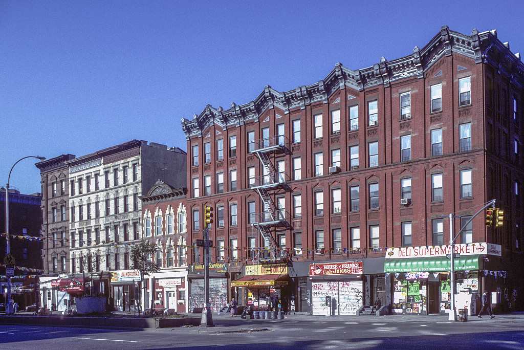 View Sw Along Adam Clayton Powell Blvd. From W. 133Rd St., Harlem, 1993