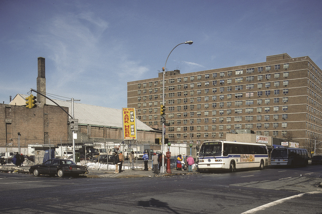 View Nw Along E. 125Th St. At Lexington Ave., Harlem, 1994