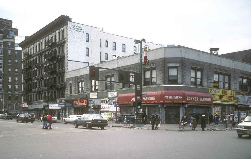 Sw Corner Of St. Nicholas Ave. At W. 125Th St., Harlem, 1994