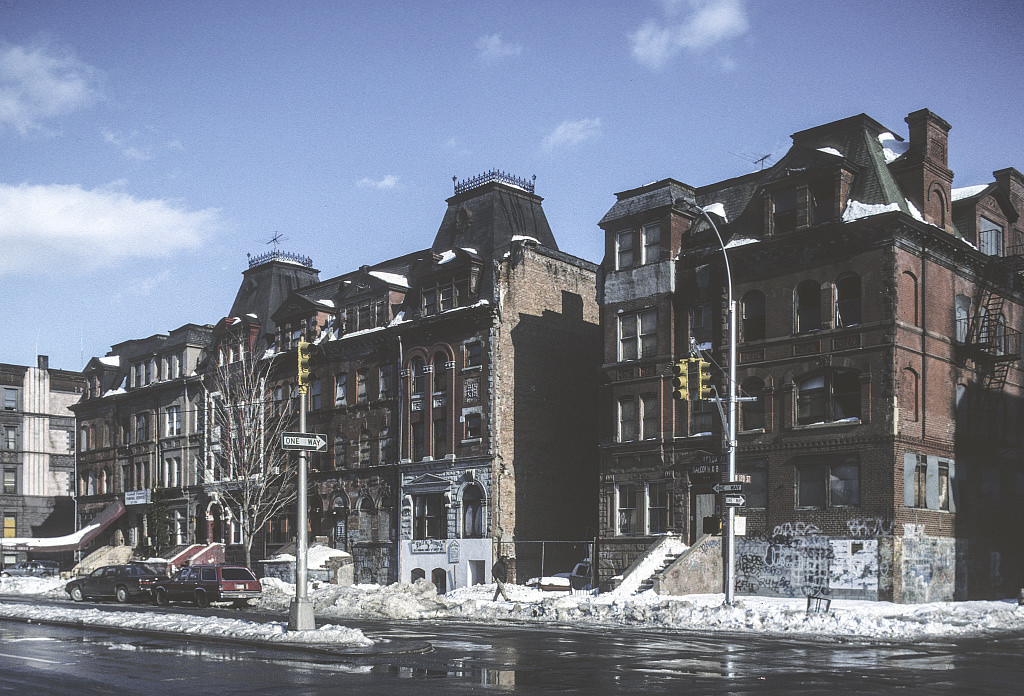 View Ne Along Malcolm X Blvd. From W. 120Th St., Harlem, 1994