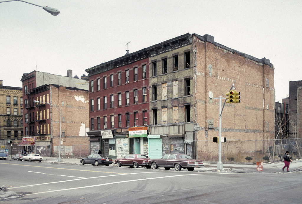 View Ne Along Frederick Douglass Blvd. From W. 122Nd St., Harlem, 1994