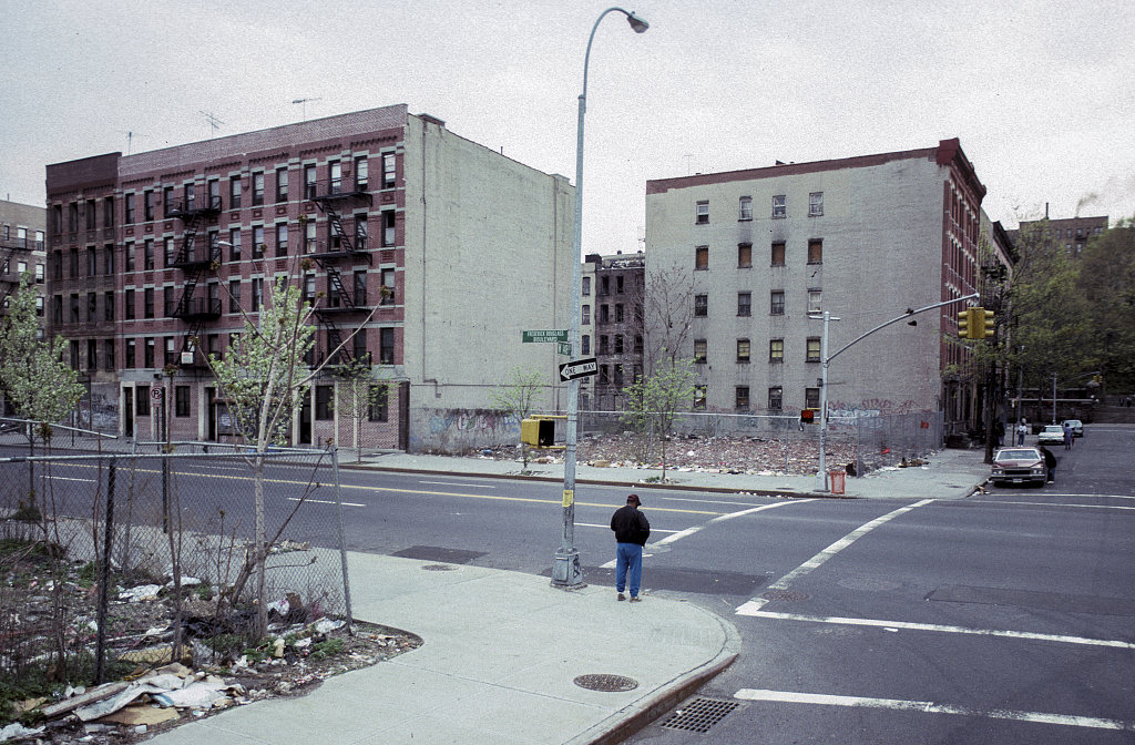 View Sw Of Frederick Douglass Blvd. Between W. 148Th And W. 147Th St., Harlem, 1994