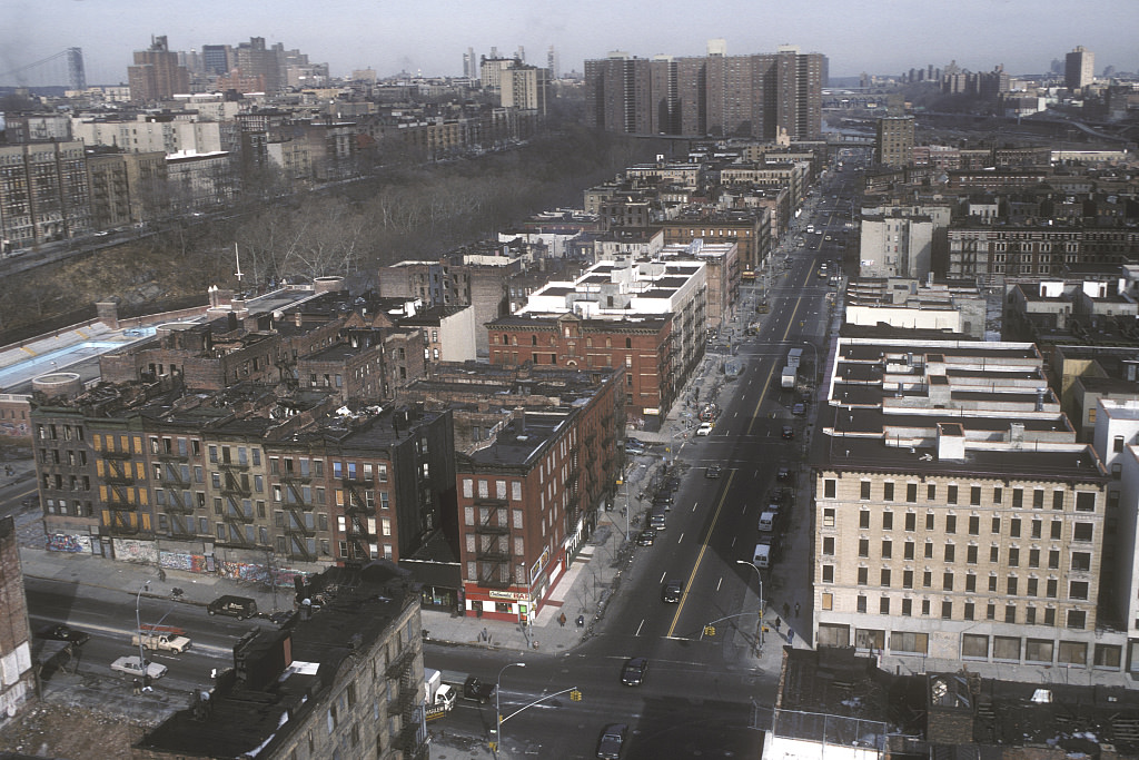 View North From W. 144Th St. Along Frederick Douglass Blvd., Harlem, 1994