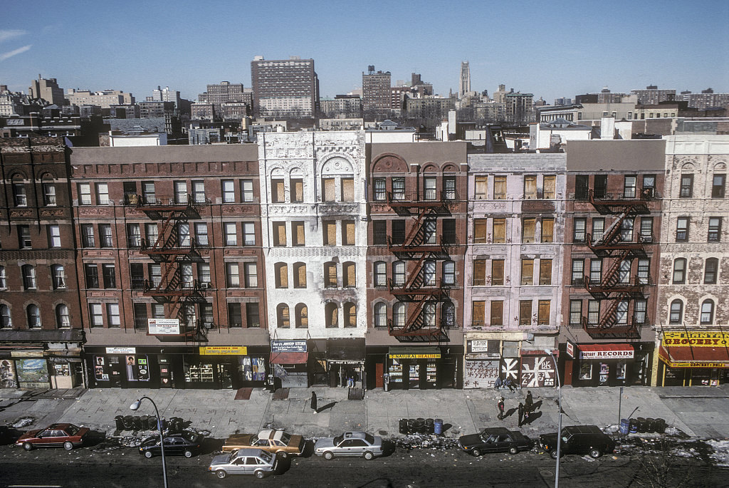 Adam Clayton Powell Blvd. between W. 118th and W. 119th St., Harlem, 1995