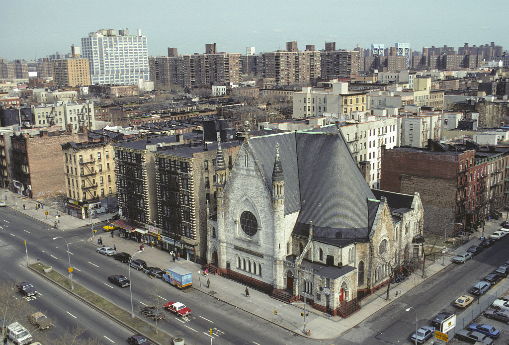 View Ne Along Adam Clayton Powell From W. 128Th St., Harlem, 1995