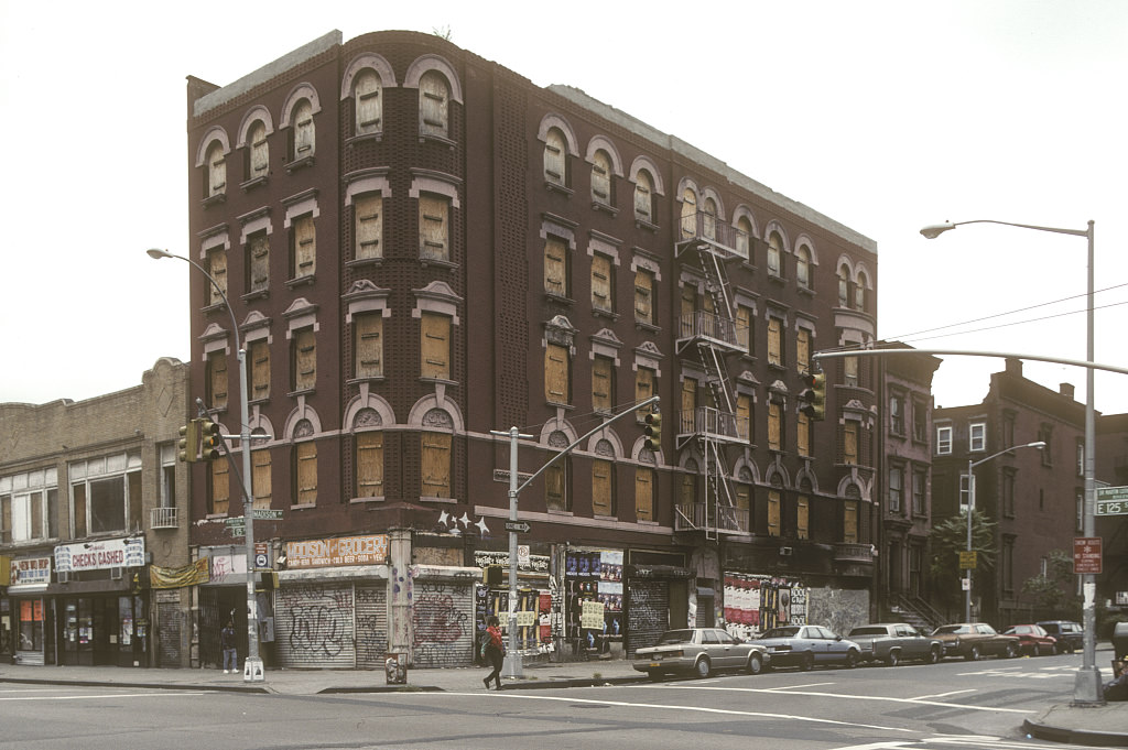 NW corner of E. 125th St. at Madison Ave., Harlem, 1995