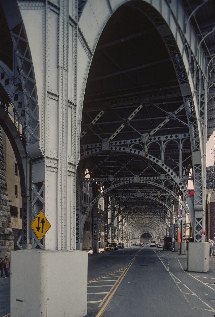 View South Along 12Th Ave. From #2441, Harlem, 2005.