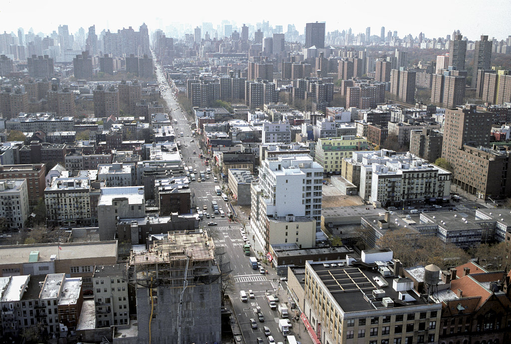 View Sw Along Frederick Douglass Blvd. From W. 151St St., Harlem, 2009.