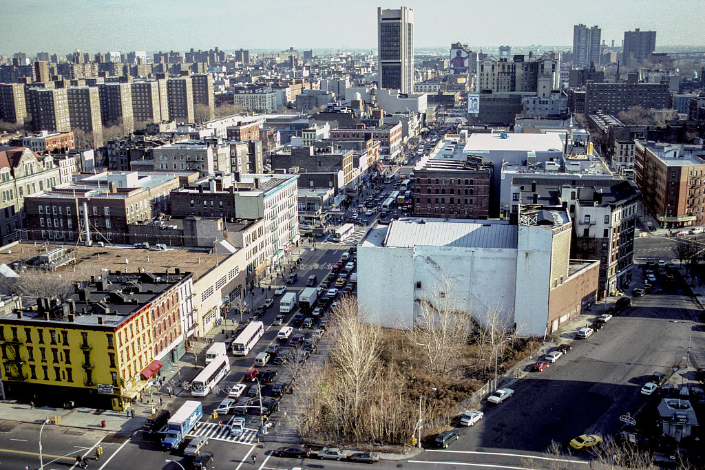 View East Along W. 125Th St. From Morningside Ave., Harlem, 2000.