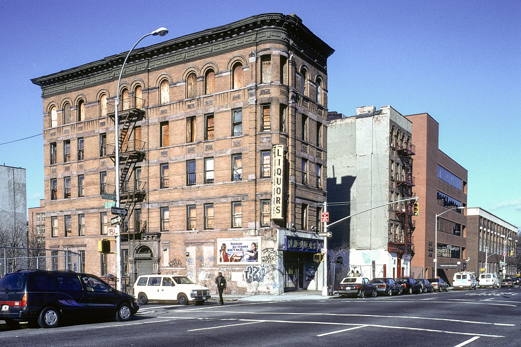 View Nw Along Madison Ave. Toward E. 118Th St., Harlem, 2000.