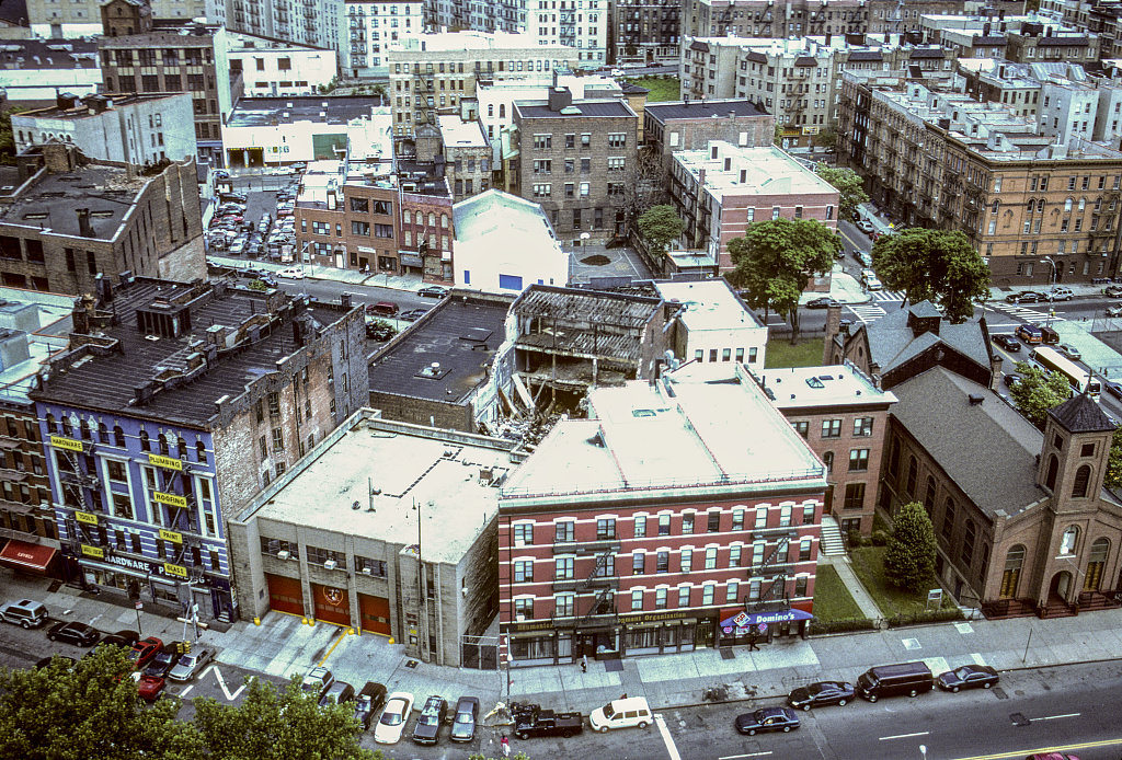 View North From W. 125Th St. At Morningside Ave., Harlem, 2001.