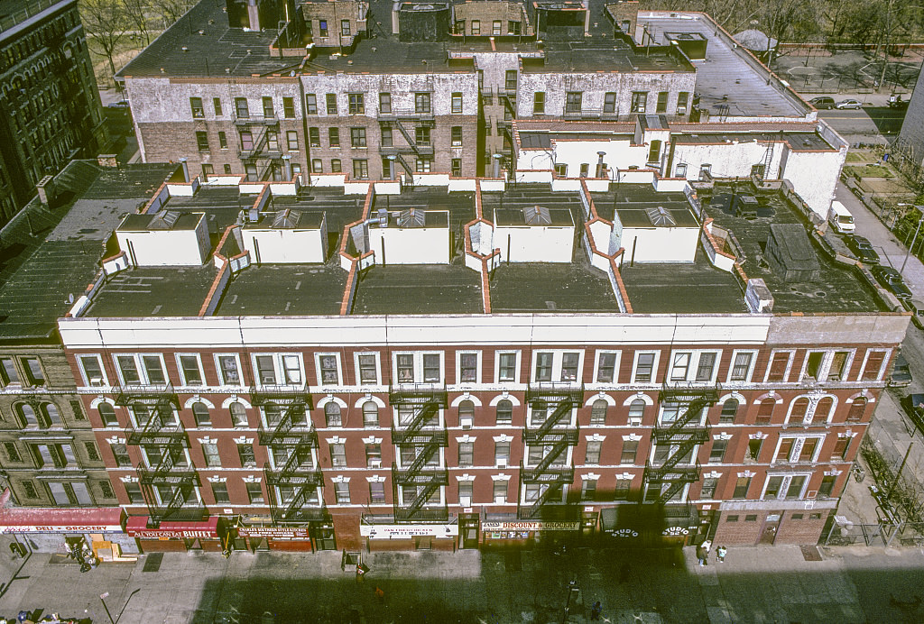 W. Side Of Frederick Douglass Between W. 151St St. And W. 152Nd St., Harlem, 2001.