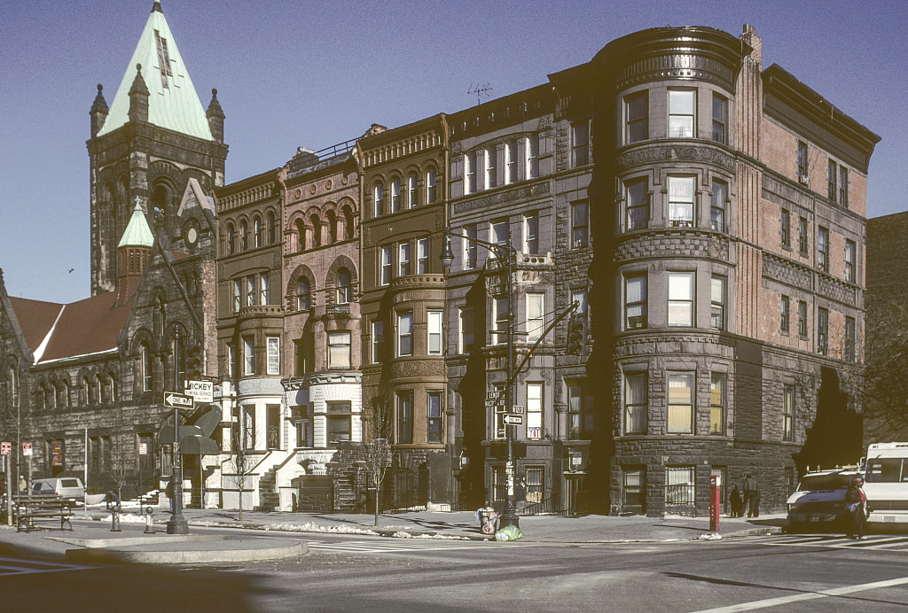 View Ne Along Malcolm X Blvd. From W. 121St St., Harlem, 2001.