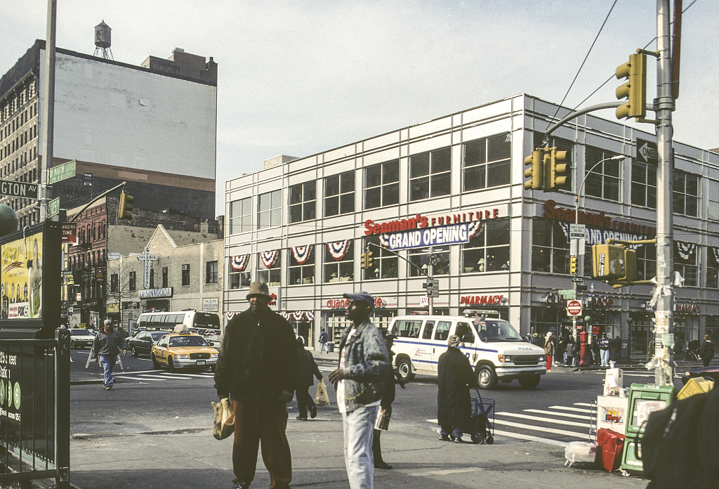 View Nw Along E. 125Th St. At Lexington Ave., Harlem, 2002.