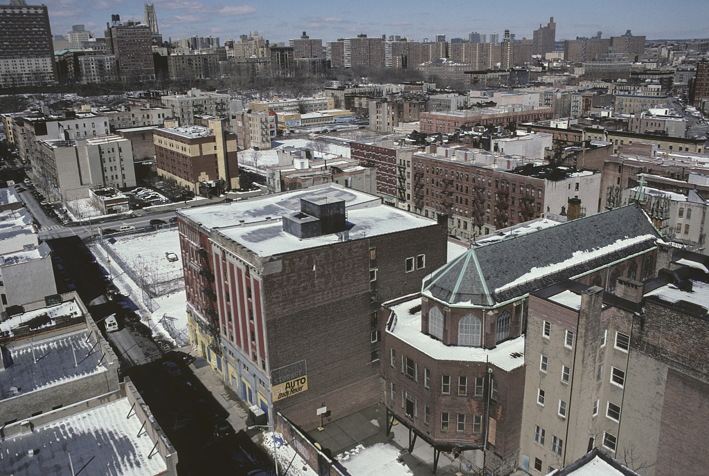 View Nw Along W. 117Th St. From St. Nicholas Ave., Harlem, 2001.