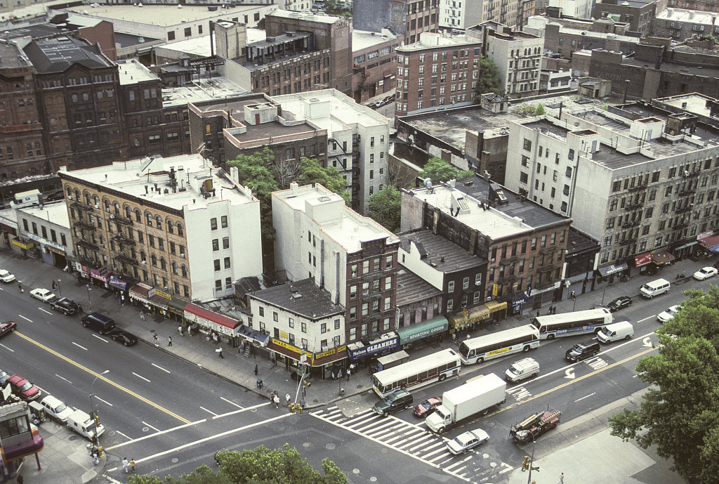 Ne Corner Of Amsterdam Ave. At W. 125Th St., Harlem, 2001.