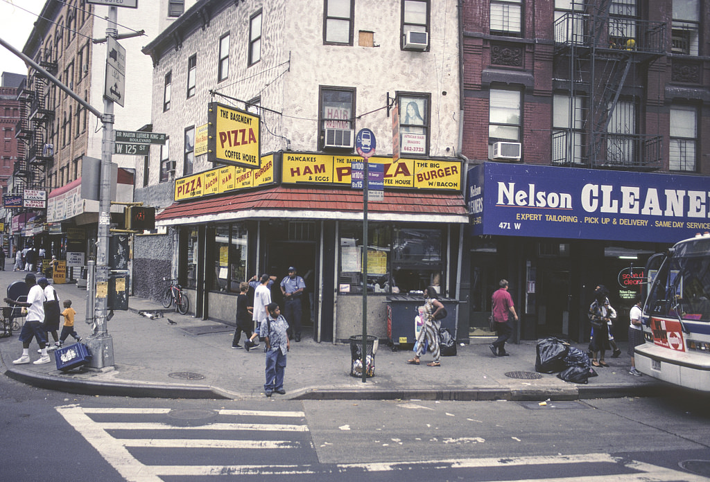 Ne Corner Of Amsterdam Ave. At W. 125Th St., Harlem, 2001.