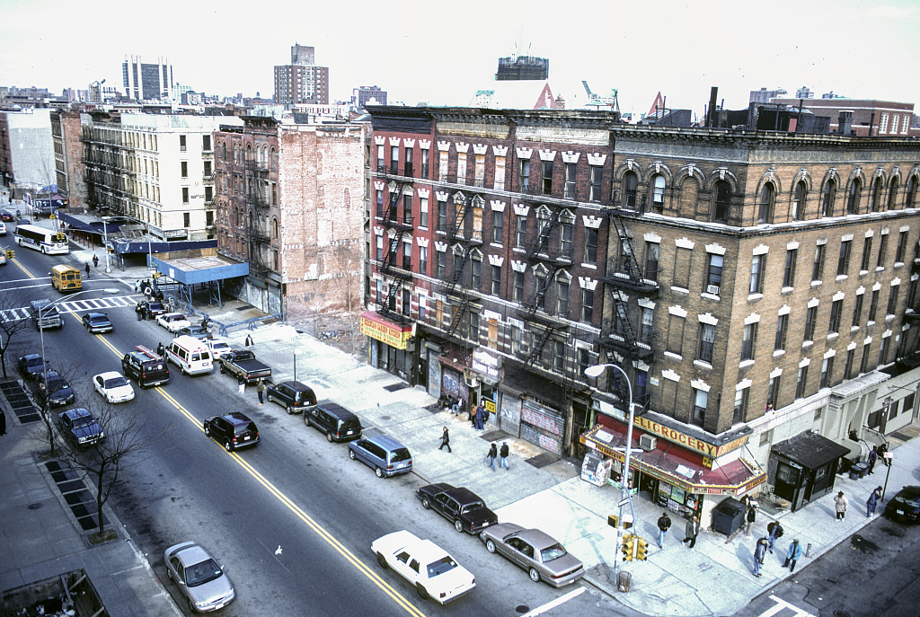 View Ne Along Frederick Douglass From W. 112Th St., Harlem, 2001.