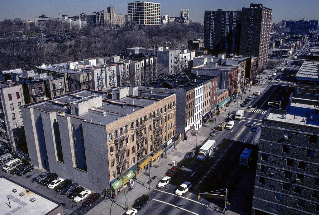 View Nw From W. 131St St. And Frederick Douglass Blvd., Harlem, 2001.