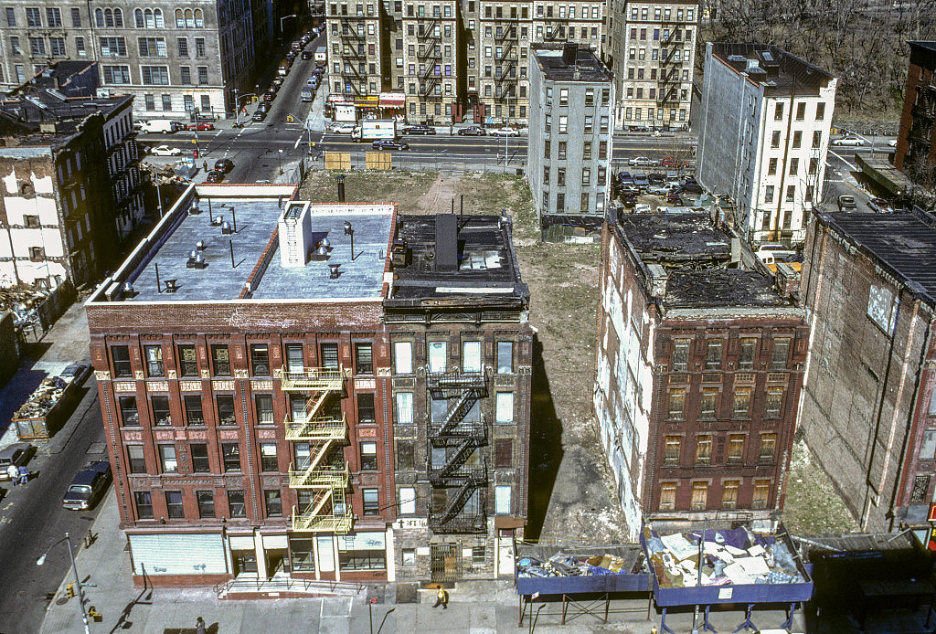 View West From The Roof Of The St. Nicholas Houses Along W. 127Th St. From Frederick Douglass Blvd., Harlem, 2001.