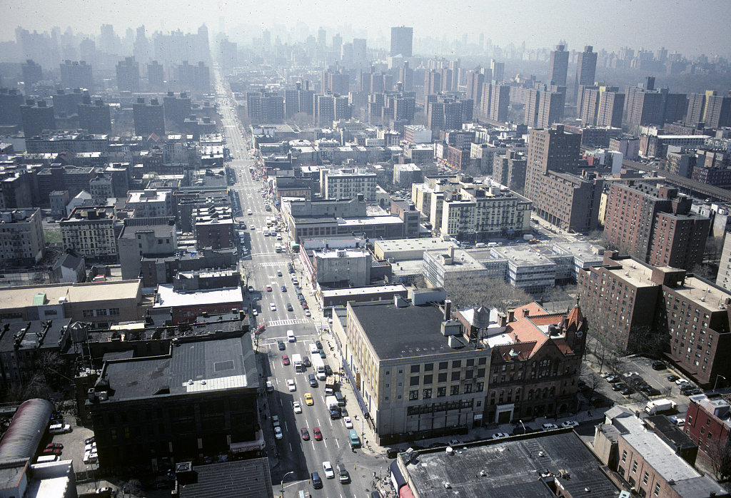 View South Along 3Rd Ave. From E. 123Rd St., Harlem, 2001.
