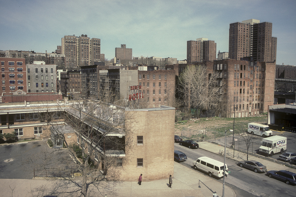 View Nw From 153Rd St. And Macombs Place, Harlem, 2001.