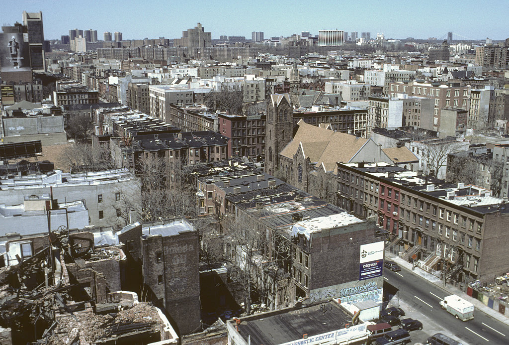 View Nw Along E. 126Th St. From Park Ave., Harlem, 2001.