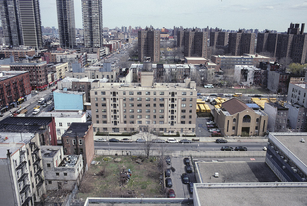 View North Along 2Nd Ave. From E. 117Th St., Harlem, 2001.