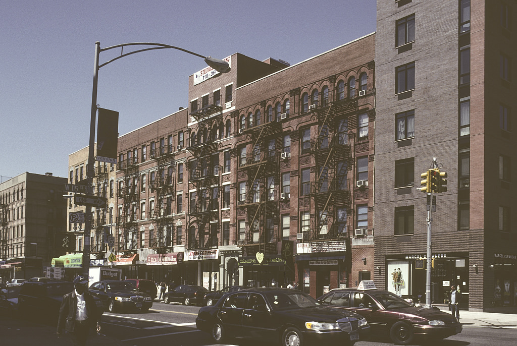 View Sw Along Frederick Douglass Blvd. From W. 115Th St., Harlem, 2007.